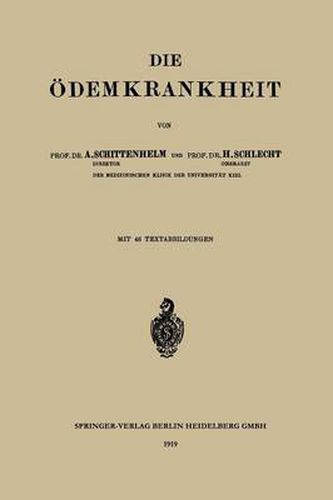 Die OEdemkrankheit