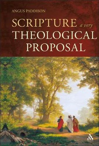 Cover image for Scripture: A Very Theological Proposal