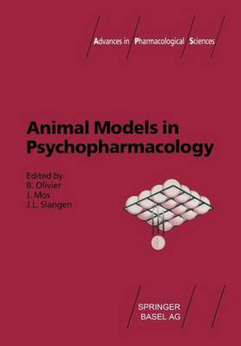 Cover image for Animal Models in Psychopharmacology