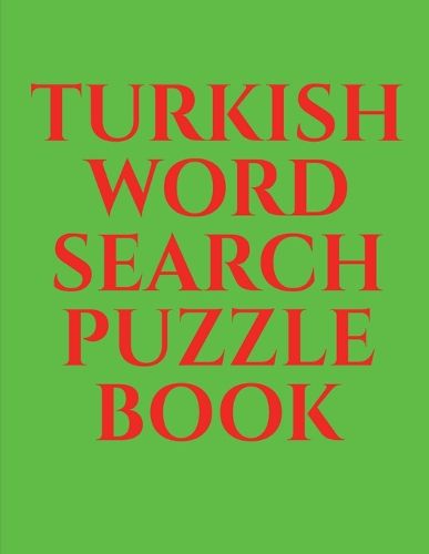Cover image for Turkish Word Search Puzzle Book