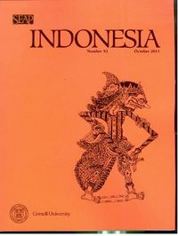 Cover image for Indonesia Journal: October 2011