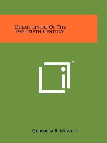 Cover image for Ocean Liners of the Twentieth Century