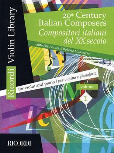 Cover image for 20th Century Italian Composers: Anthology 1