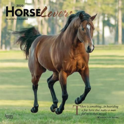 Horse Lovers 2020 Square Wall Calendar