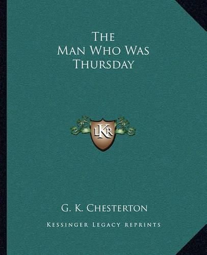 Cover image for The Man Who Was Thursday