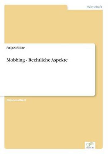 Cover image for Mobbing - Rechtliche Aspekte