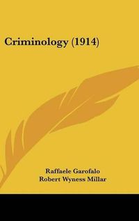 Cover image for Criminology (1914)