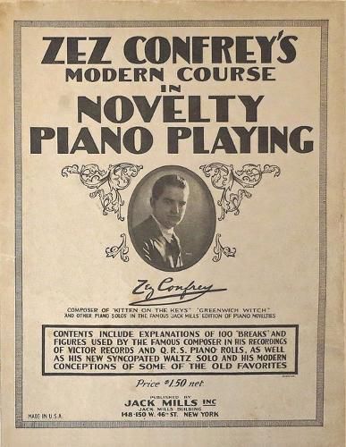 Cover image for Zez Confrey's Modern Course in Novelty Piano Playing