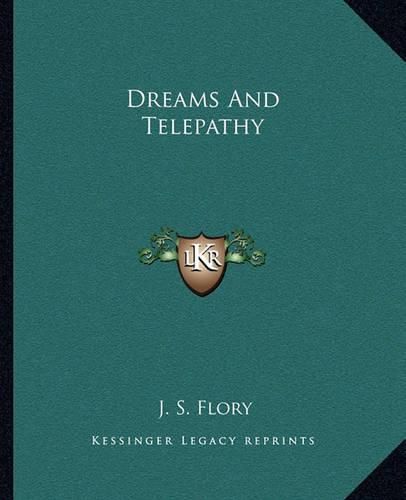 Cover image for Dreams and Telepathy