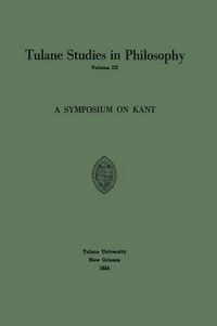 Cover image for A Symposium on Kant