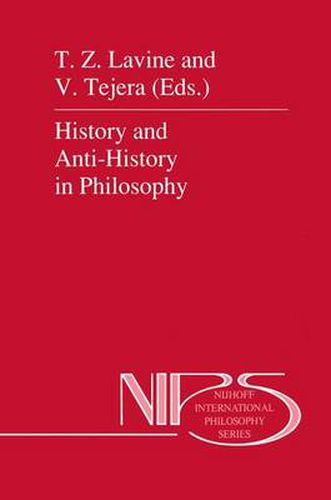 Cover image for History and Anti-History in Philosophy