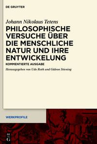 Cover image for Philosophische Versuche uber die menschliche Natur und ihre Entwickelung