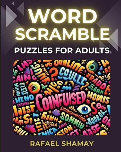 Cover image for Word Scramble Puzzle Book for Adults