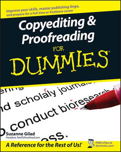 Cover image for Copyediting and Proofreading For Dummies