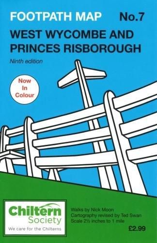 Cover image for Map 7 Footpath Map No. 7 West Wycombe and Princes Risborough: Ninth Edition