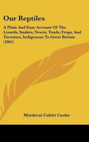 Cover image for Our Reptiles: A Plain And Easy Account Of The Lizards, Snakes, Newts, Toads, Frogs, And Tortoises, Indigenous To Great Britain (1865)