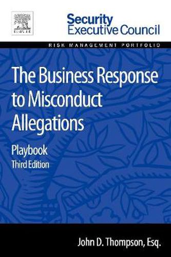 Cover image for The Business Response to Misconduct Allegations: Playbook