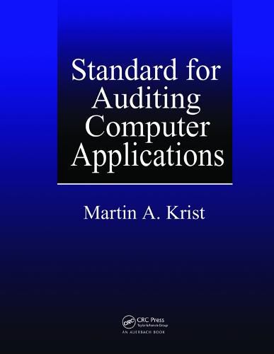 Cover image for Standard for Auditing Computer Applications