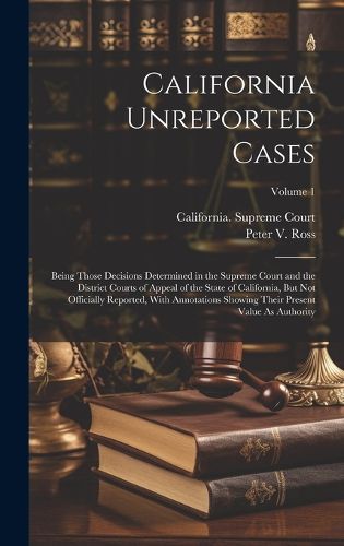 Cover image for California Unreported Cases