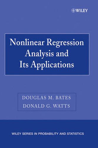 Cover image for Nonlinear Regression Analysis and Its Applications