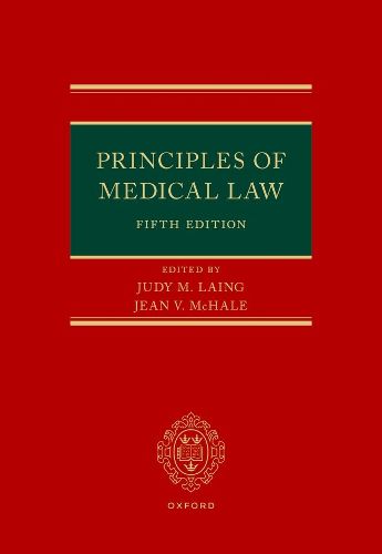Cover image for Principles of Medical Law