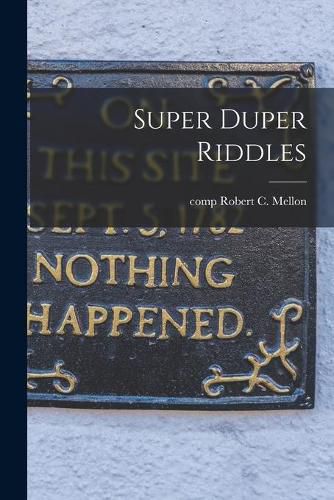 Cover image for Super Duper Riddles