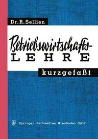 Cover image for Betriebswirtschaftslehre Kurzgefasst