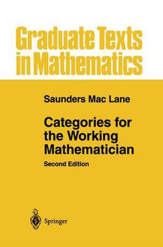 Cover image for Categories for the Working Mathematician