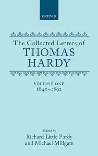 Cover image for The Collected Letters of Thomas Hardy: Volume 1: 1840-1892