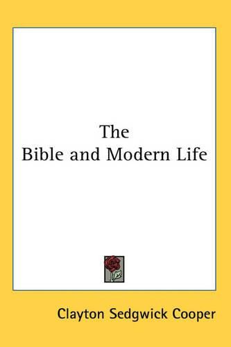 Cover image for The Bible and Modern Life