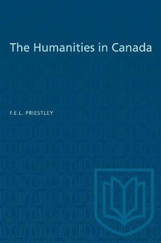 The Humanities in Canada