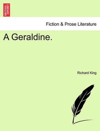 Cover image for A Geraldine.