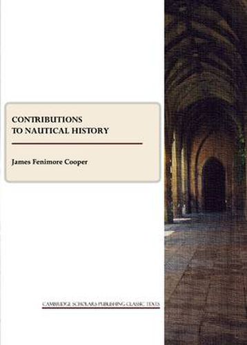 Cover image for Contributions to Nautical History