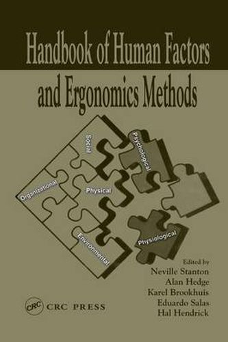 Cover image for Handbook of Human Factors and Ergonomics Methods
