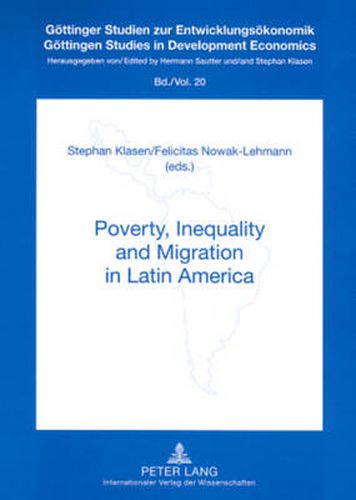 Cover image for Poverty, Inequality and Migration in Latin Amerika