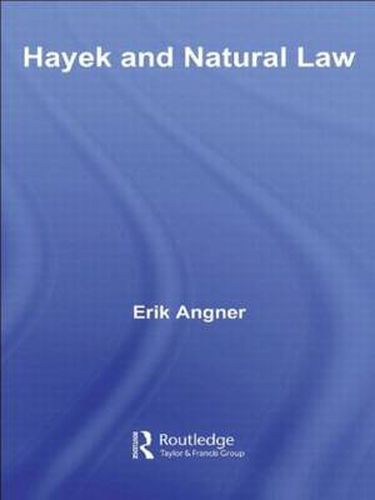 Cover image for Hayek and Natural Law