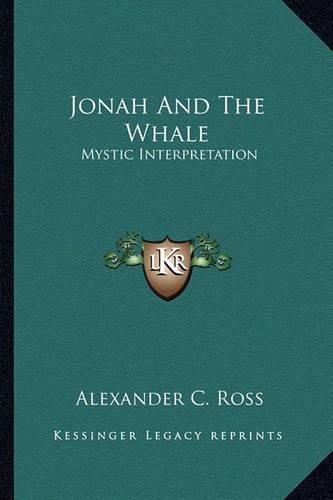 Cover image for Jonah and the Whale: Mystic Interpretation