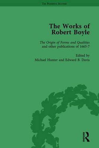 Cover image for The Works of Robert Boyle, Part I Vol 5