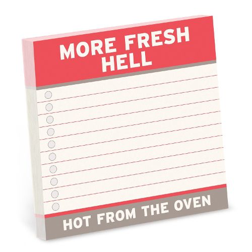 Cover image for Knock Knock More Fresh Hell Large Sticky Notes (4x4in)
