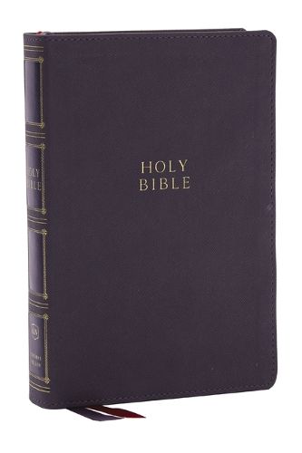 KJV Holy Bible: Compact Bible with 43,000 Center-Column Cross References, Gray Leathersoft, Red Letter, Comfort Print: King James Version