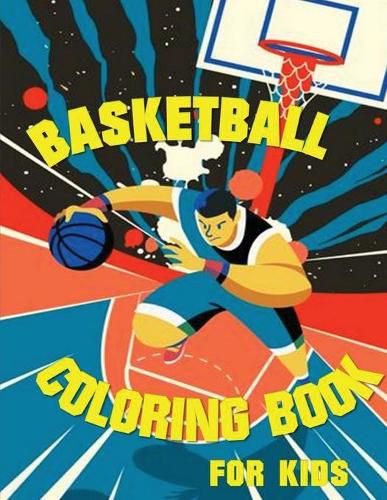 Cover image for Basketball Coloring Book