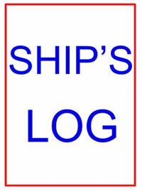 Cover image for Large Ship's Log Book