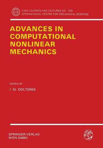 Cover image for Advances in Computational Nonlinear Mechanics