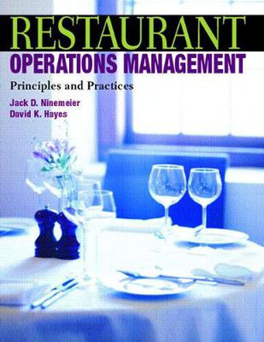 Cover image for Restaurant Operations Management: Principles and Practices