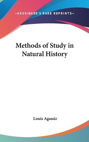 Cover image for Methods of Study in Natural History