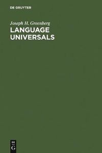 Cover image for Language Universals: With Special Reference to Feature Hierarchies