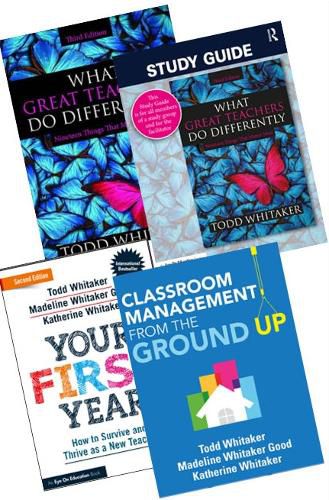 Cover image for Todd Whitaker Great Teachers 4 Book Bundle