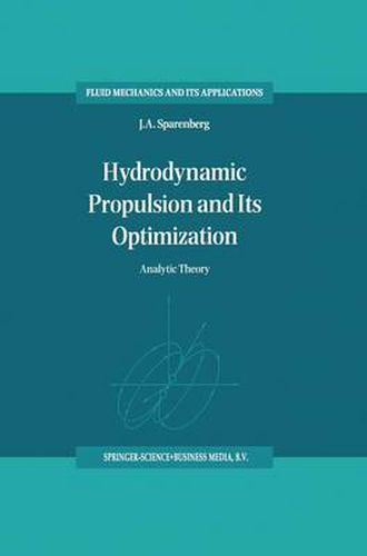 Cover image for Hydrodynamic Propulsion and Its Optimization: Analytic Theory