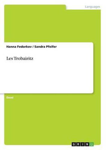 Cover image for Les Trobairitz