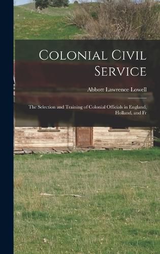 Colonial Civil Service